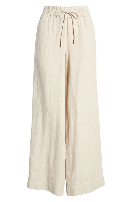 Linen pant beige